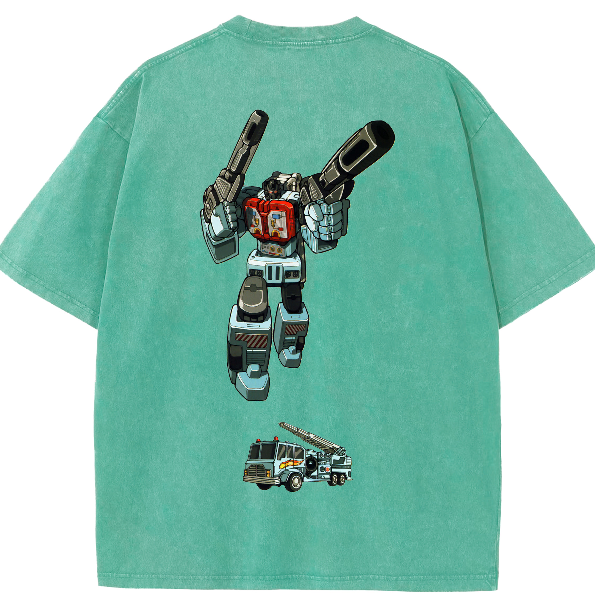（画像用）  綿100% ヴィンテージ風 半袖Tシャツ（背面プリント）
